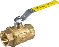 BONOMI - 2" Pipe, Full Port, Brass Ball Valve - Exact Industrial Supply