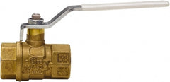 BONOMI - 2" Pipe, Full Port, Lead Free Brass Ball Valve - Exact Industrial Supply
