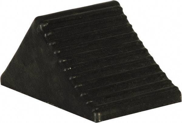 Buyers Products - 5" Wide x 5" High x 6" Deep, Rubber Wheel Chock - Eagle Tool & Supply