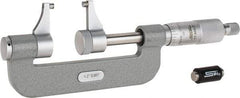 SPI - 1 to 2" Range, 0.001" Graduation, Mechanical Outside Micrometer - Ratchet Stop Thimble, Accurate to 0.00025" - Eagle Tool & Supply