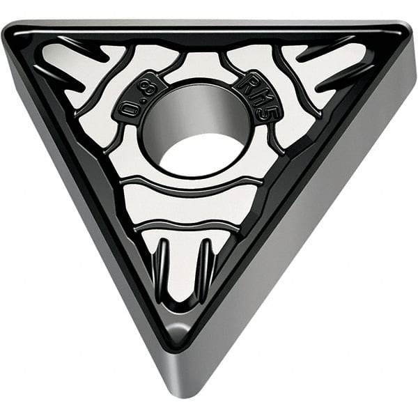 Walter - TNMG333 RM5 Grade WSM20S Carbide Turning Insert - 60° Triangle, 3/8" Inscr Circle, 3/16" Thick, 3/64" Corner Radius - Eagle Tool & Supply