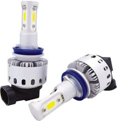 PRO-SOURCE - 5,000 Lumens, 12-24 VDC, H8, H9 & H11 LED Headlight - 6500K Cool White Color Scale, 45 Low/High Watt, 30,000 to 50,000 Average Life Hours - Eagle Tool & Supply