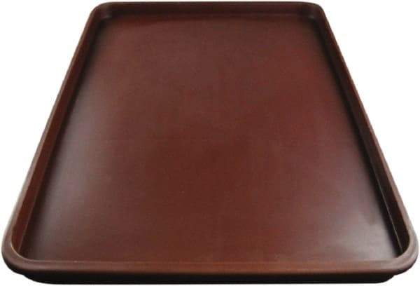 Made in USA - 14-1/4" Long x 9-1/2" Wide x 1-1/4" Deep Lid Tray - Polypropylene - Eagle Tool & Supply