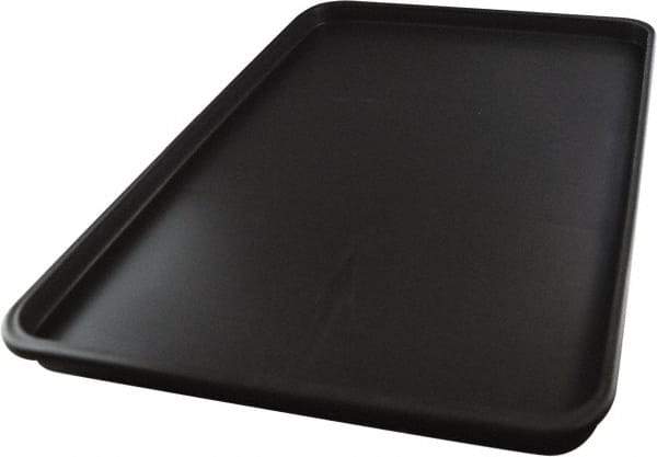 Made in USA - 14-1/4" Long x 9-1/2" Wide x 1-1/4" Deep Lid Tray - Polypropylene - Eagle Tool & Supply