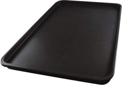 Made in USA - 14-1/4" Long x 9-1/2" Wide x 1-1/4" Deep Lid Tray - Polypropylene - Eagle Tool & Supply