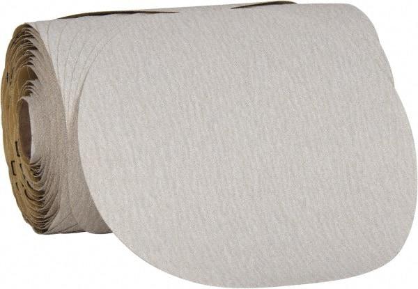 SIA Abrasives - 6" Diam, 120 Grit Aluminum Oxide Adhesive PSA Disc - Fine Grade, B Weighted Paper Backing, For Low Speed Dual-Action Sanders, Orbital Sanders - Eagle Tool & Supply