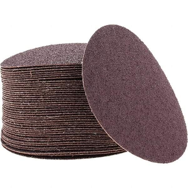 SIA Abrasives - 5" Diam, 40 Grit Aluminum Oxide Adhesive PSA Disc - Very Coarse Grade, D Weighted Paper Backing, For Low Speed Dual-Action Sanders, Orbital Sanders - Eagle Tool & Supply