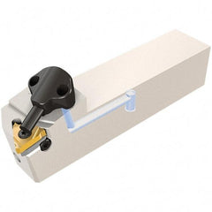 Iscar - 24N170PENTA C Grade IC908, 1.7mm Cutting Width Carbide Grooving Insert - 3mm Max Depth of Cut, 0.1mm Corner Radius, TiAlN Finish - Eagle Tool & Supply