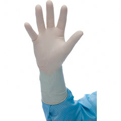 BioClean - Size 7, 4.33 mil, Medical Grade, Powder Free Neoprene Disposable Gloves - Eagle Tool & Supply