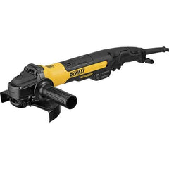 DeWALT - 7" Wheel Diam, 8,500 RPM, Corded Angle & Disc Grinder - 5/8-11 Spindle, 13 Amps - Eagle Tool & Supply