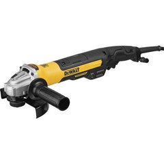 DeWALT - 5 & 6" Wheel Diam, 9,000 RPM, Corded Angle & Disc Grinder - 5/8-11 Spindle, 13 Amps - Eagle Tool & Supply