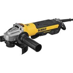 DeWALT - 5 & 6" Wheel Diam, 9,000 RPM, Corded Angle & Disc Grinder - 5/8-11 Spindle, 13 Amps - Eagle Tool & Supply