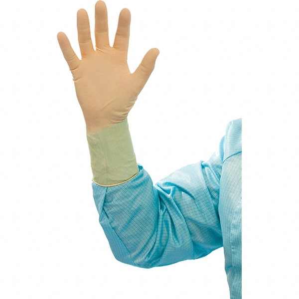 BioClean - Size 7.5, 6.69 mil, Cleanroom Grade, Powder Free Latex Disposable Gloves - Eagle Tool & Supply