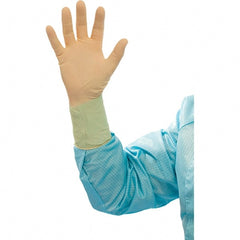 BioClean - Size 5.5, 6.69 mil, Cleanroom Grade, Powder Free Latex Disposable Gloves - Eagle Tool & Supply