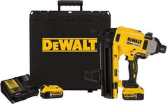 DeWALT - Cordless Concrete Nailer - 0.14 Gauge Nail Diam, 1/2 to 2-1/4" Long Nail, Lithium-Ion Batteries Not Included - Eagle Tool & Supply