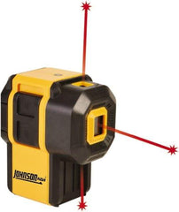 Johnson Level & Tool - 3 Beam 100' Max Range Self Leveling Dot Laser Level - Red Beam, 1/8" at 30' Accuracy - Eagle Tool & Supply