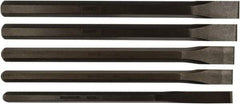 Mayhew - 5 Piece Cold Chisel Set - Sizes Included 1/2 to 1" - Eagle Tool & Supply