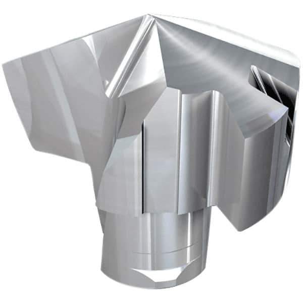 Iscar - Series ICN, 10.3mm Diam Grade IC08 Replaceable Drill Tip - Carbide, Uncoated, 10 Seat Size - Eagle Tool & Supply