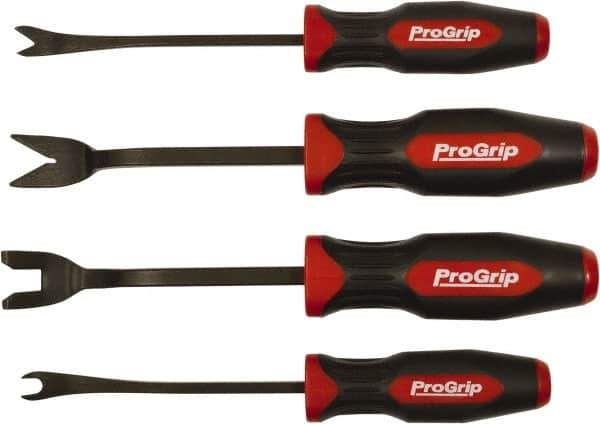 Mayhew - Black & Red Trim Tool - For Use with Door Panel & Molding Rivet Fasteners - Eagle Tool & Supply