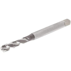 Iscar - 3/8-16 UNC 3 Flute 2B Modified Bottoming Spiral Flute Tap - Cobalt, Uncoated, 100mm OAL, Right Hand Flute, Right Hand Thread, Series TPS UNC - Exact Industrial Supply