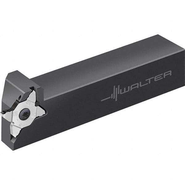 Walter - 6mm Max Depth of Cut, Indexable Grooving Tool Holder - 16mm Shank Height, 16mm Shank Width, 120mm OAL - Eagle Tool & Supply
