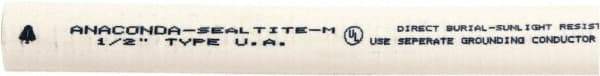 Anaconda Sealtite - 1/2" Trade Size, 1,000' Long, Flexible Liquidtight Conduit - Galvanized Steel & PVC, 12.7mm ID - Eagle Tool & Supply