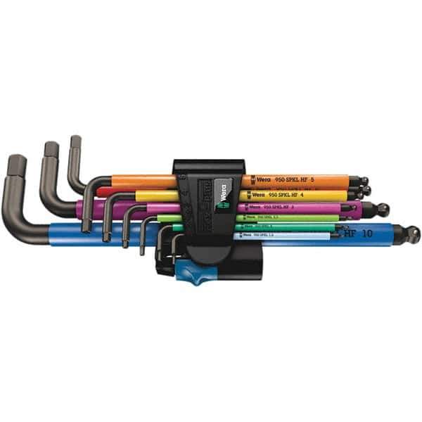 Wera - Hex Key Sets Tool Type: Hex Handle Type: L-Key Long Arm - Eagle Tool & Supply