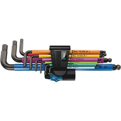 Wera - Hex Key Sets Tool Type: Hex Handle Type: L-Key Long Arm - Eagle Tool & Supply