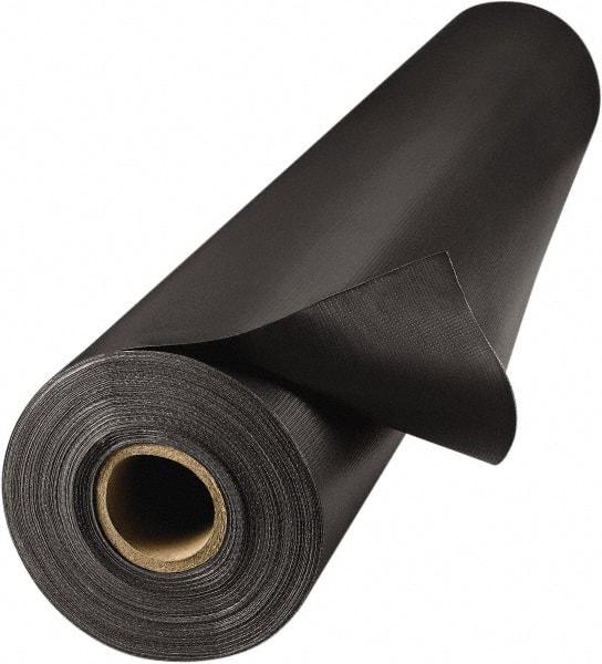 Steiner - 61" Wide Vinyl Laminated Polyester Welding Curtain - Black - Eagle Tool & Supply