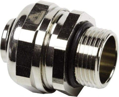 Anaconda Sealtite - 3/8" Trade, 316 Stainless Steel Threaded Straight Liquidtight Conduit Connector - Partially Insulated - Eagle Tool & Supply