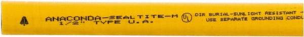 Anaconda Sealtite - 1/2" Trade Size, 1,000' Long, Flexible Liquidtight Conduit - Galvanized Steel & PVC, 12.7mm ID - Eagle Tool & Supply