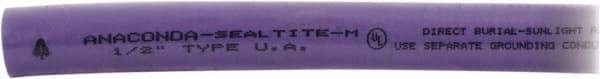 Anaconda Sealtite - 3/4" Trade Size, 1,000' Long, Flexible Liquidtight Conduit - Galvanized Steel & PVC, 19.05mm ID - Eagle Tool & Supply