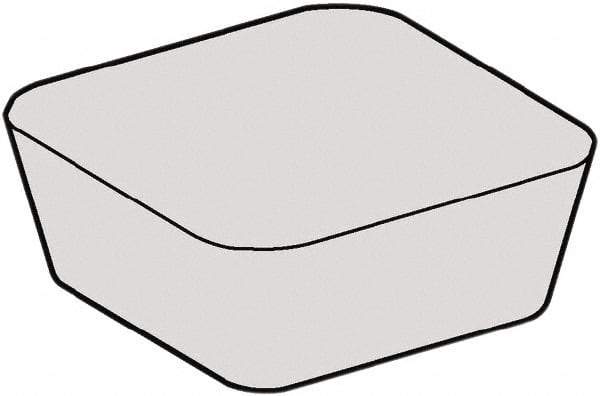 Kennametal - SDHN43 Grade KBK50 CBN Milling Insert - Uncoated, 3/16" Thick, 1/2" Inscribed Circle - Eagle Tool & Supply