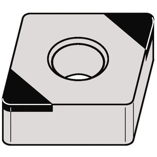 Kennametal - CNGA433 FWMT Grade KBH10 CBN Turning Insert - 80° Diamond, 1/2" Inscr Circle, 3/16" Thick, 3/64" Corner Radius - Eagle Tool & Supply