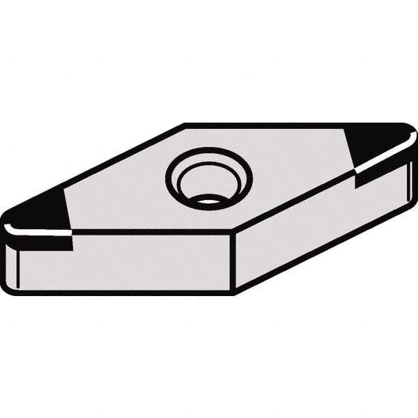 Kennametal - VNGA332 MT Grade KBH10 CBN Turning Insert - 35° Diamond, 3/8" Inscr Circle, 3/16" Thick, 1/32" Corner Radius - Eagle Tool & Supply