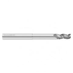 1" Dia. x 6 Overall Length 3-Flute .060 C/R Solid Carbide SE End Mill-Round Shank-Center Cut-Uncoated - Eagle Tool & Supply
