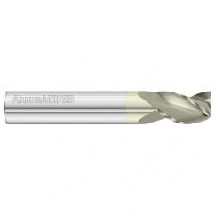 8mm Dia. x 64mm Overall Length 3-Flute Square End Solid Carbide SE End Mill-Round Shank-Center Cut-FC5 - Eagle Tool & Supply