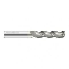 5/8 Dia. x 6 Overall Length 3-Flute Square End Solid Carbide SE End Mill-Round Shank-Center Cut-FC5 - Eagle Tool & Supply