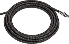 DeWALT - 5/16" x 25' Drain Cleaning Machine Cable - Coiled, 3/8" to 3" Pipe, Use with DEWALT DCD200 Brushless Drain Snakes - Eagle Tool & Supply