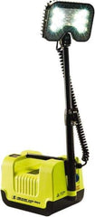 Pelican Products, Inc. - 10.8 Volt, 22 Watt, Cordless, LED Portable Handheld Work Light - 12.6" Cord, 1,500 Lumens, Polycarbonate, 15.4" Long - Eagle Tool & Supply