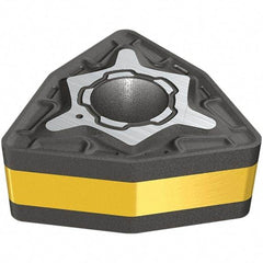 Iscar - WNMG431 M3P Grade IC8150 Carbide Turning Insert - TiCN/Al2O3/TiN Finish, 80° Trigon, 12.7mm Inscr Circle, 4.76mm Thick, 0.4mm Corner Radius - Eagle Tool & Supply