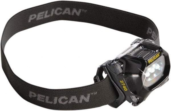 Pelican Products, Inc. - LED Bulb, 66 Lumens, Hands-free Flashlight - Black Polycarbonate Body, 3 AAA Alkaline Batteries Included - Eagle Tool & Supply