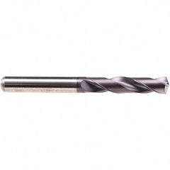 Emuge - 3.35mm 140° Spiral Flute Solid Carbide Screw Machine Drill Bit - Eagle Tool & Supply