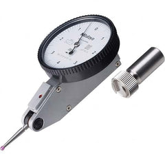 Mitutoyo - Dial Test Indicators Maximum Measurement (mm): 0.008 Dial Graduation (Decimal Inch): 0.000100 - Eagle Tool & Supply