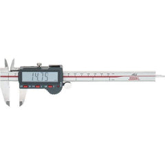 SPI - 0 to 150mm Range, 0.01mm Resolution, Electronic Caliper - Stainless Steel with 40mm Stainless Steel Jaws, 0.02mm Accuracy, Micro USB Output - Eagle Tool & Supply