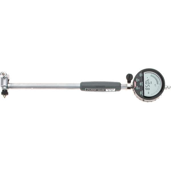 SPI - 50mm, 150mm Deep, Electronic Bore Gage - Up to 0.018mm Accuracy, 0.002mm Resolution, Data Output, Includes Indicator - Eagle Tool & Supply