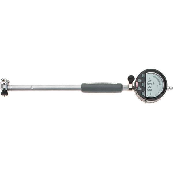 SPI - 35 to 50mm, 150mm Deep, Electronic Bore Gage - Up to 0.015mm Accuracy, 0.002mm Resolution, Data Output, Includes Indicator - Eagle Tool & Supply