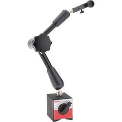 SPI - 60mm Long x 50mm Wide x 55mm High Magnetic Indicator Base - 80 Kg Magnetic Pull, 385mm Rod Length, Articulated Arm - Eagle Tool & Supply