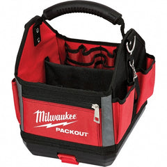 Milwaukee Tool - PACKOUT 28 Pocket, Ballistic Polyester, Red/Black Tote - Eagle Tool & Supply