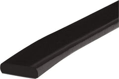 PRO-SAFE - 39" Long, Polyurethane Foam Type F Surface Guard - Black, 1" High x 2" Wide Side - Eagle Tool & Supply